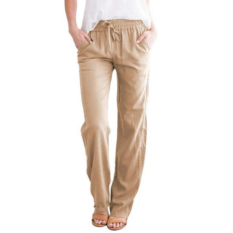 solid-knit-lounge-bottoms-–-cotton-blend-leisure-pants-with-slant-pocketssmiling-maria---everything-for-women-34638872