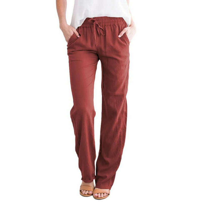 solid-knit-lounge-bottoms-–-cotton-blend-leisure-pants-with-slant-pocketssmiling-maria---everything-for-women-34638870
