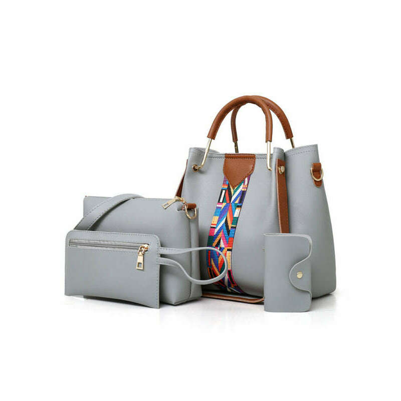 4-piece-pu-leather-shoulder-bucket-bag-setsmiling-maria---everything-for-women-34710103