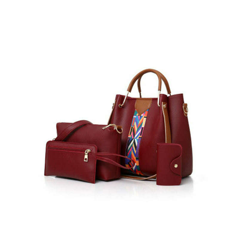 4-piece-pu-leather-shoulder-bucket-bag-setsmiling-maria---everything-for-women-34710101