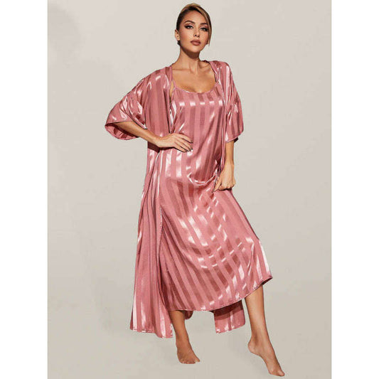 striped-sleeveless-long-nightgown-pajama-set-–-v-neck-loungewearsmiling-maria---everything-for-women-34638267