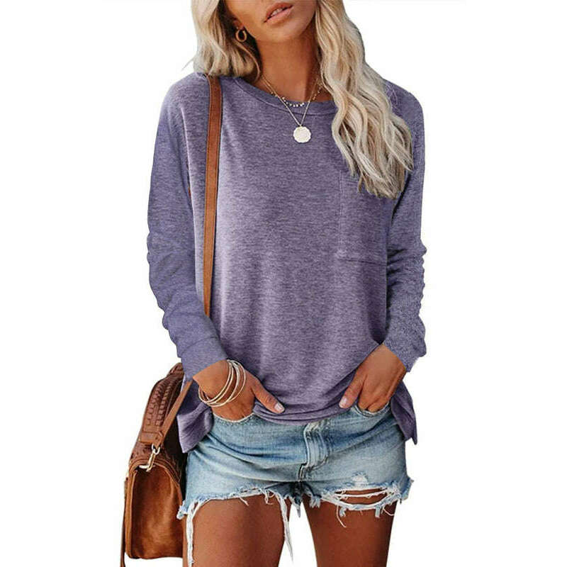 womens-solid-color-long-sleeve-knit-topsmiling-maria---everything-for-women-34698346