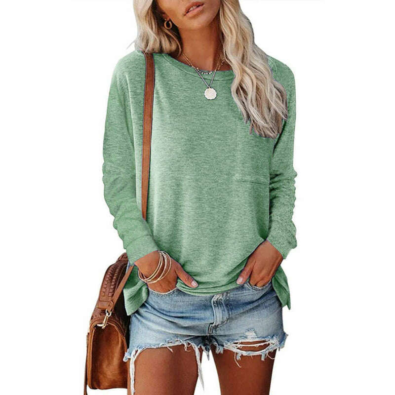 womens-solid-color-long-sleeve-knit-topsmiling-maria---everything-for-women-34698307