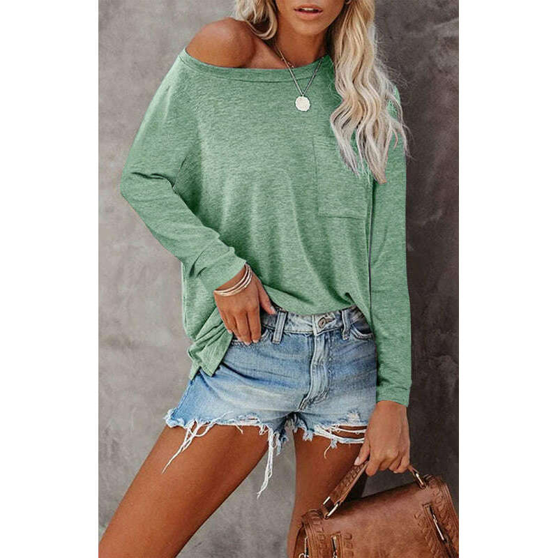 womens-solid-color-long-sleeve-knit-topsmiling-maria---everything-for-women-34698304