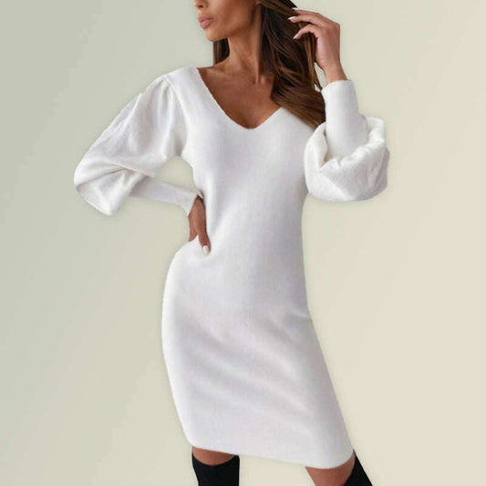 backless-lace-v-neck-puff-sleeve-midi-dress-–-elegant-spring-summer-stylesmiling-maria---everything-for-women-34656528