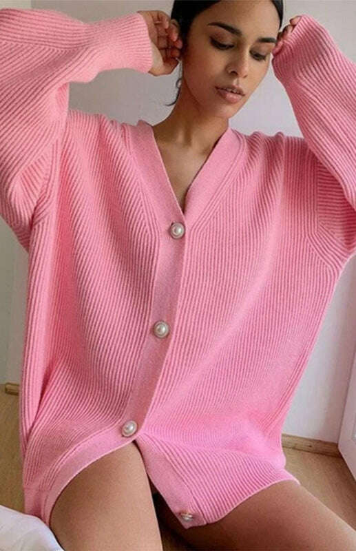 candy-color-loose-knit-v-neck-cardigan-34822154