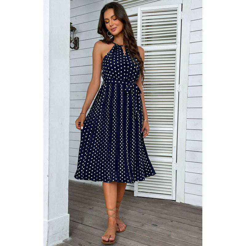 blue-polka-dot-halter-midi-dress-for-womensmiling-maria---everything-for-women-34670160