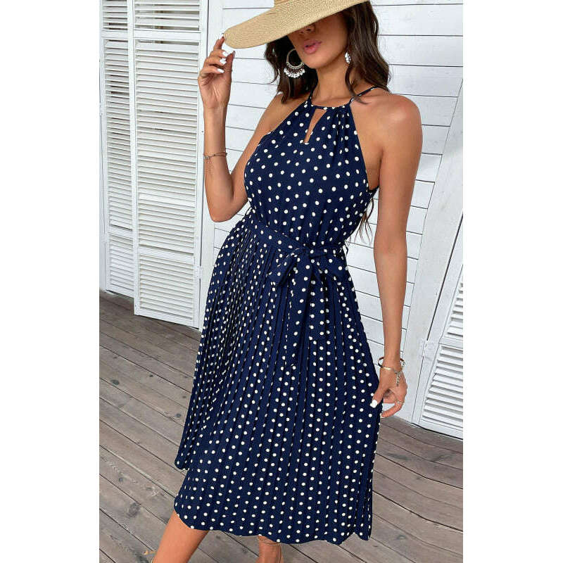 blue-polka-dot-halter-midi-dress-for-womensmiling-maria---everything-for-women-34670158