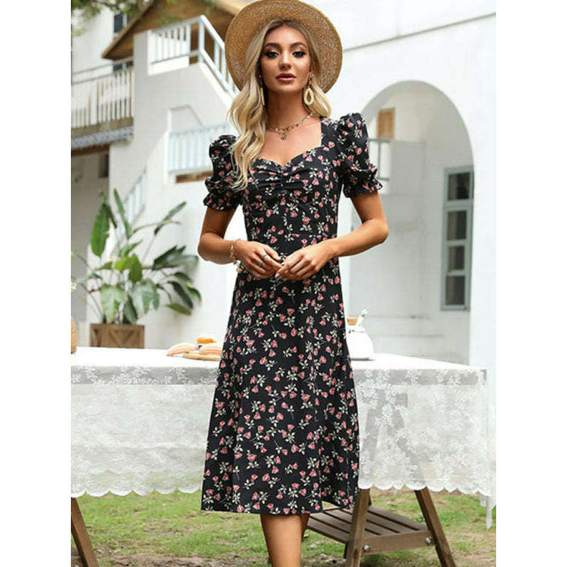 retro-floral-v-neck-puff-sleeve-midi-dress-–-french-inspired-elegancesmiling-maria---everything-for-women-34657311