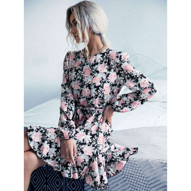 black-long-sleeve-woven-mini-dress-–-casual-fit-with-random-printsmiling-maria---everything-for-women-34657100