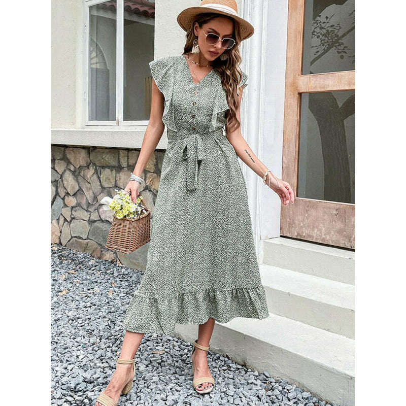 retro-high-waist-slim-maxi-dress-–-green-print-short-sleeves-boho-stylesmiling-maria---everything-for-women-34657114
