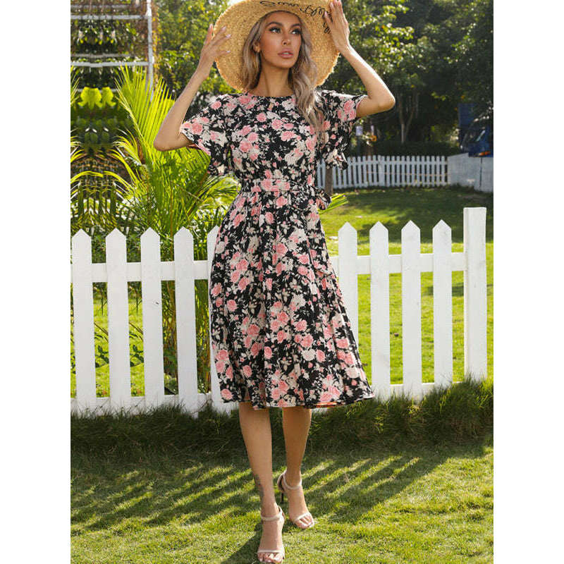 floral-ruffle-sleeve-pleated-midi-dress-–-crew-neck-tie-waistsmiling-maria---everything-for-women-34656928