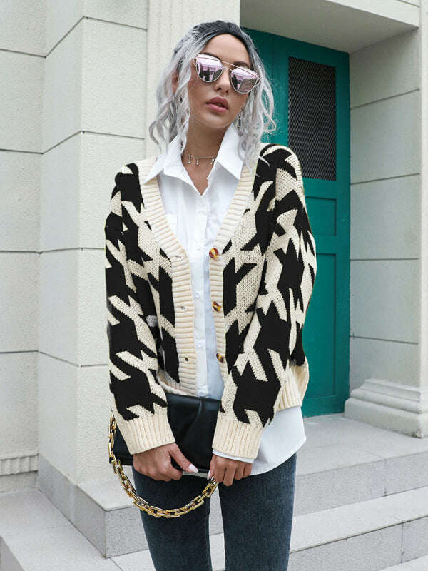 womens-houndstooth-knit-cardigan-sweater-34821168