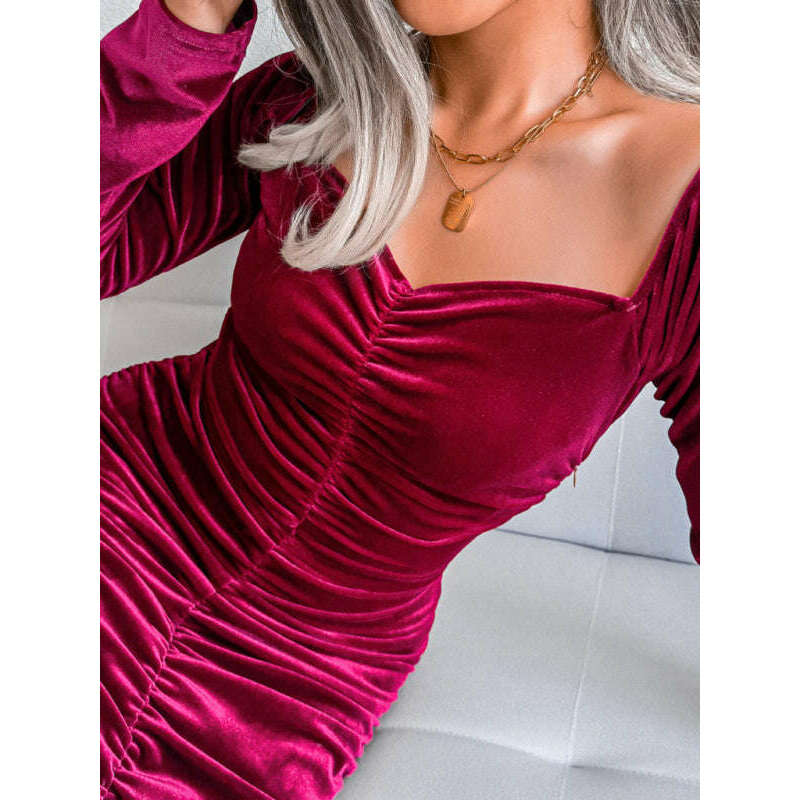 velvet-square-neck-long-sleeve-wrap-dresssmiling-maria---everything-for-women-34671173