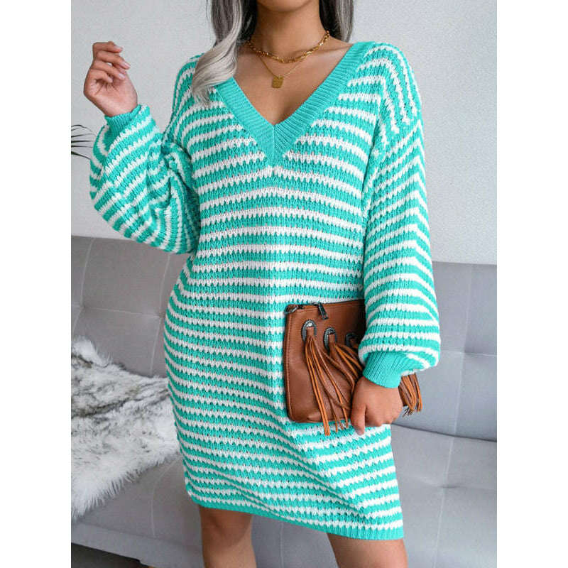 womens-striped-knit-sweater-dresssmiling-maria---everything-for-women-34683774