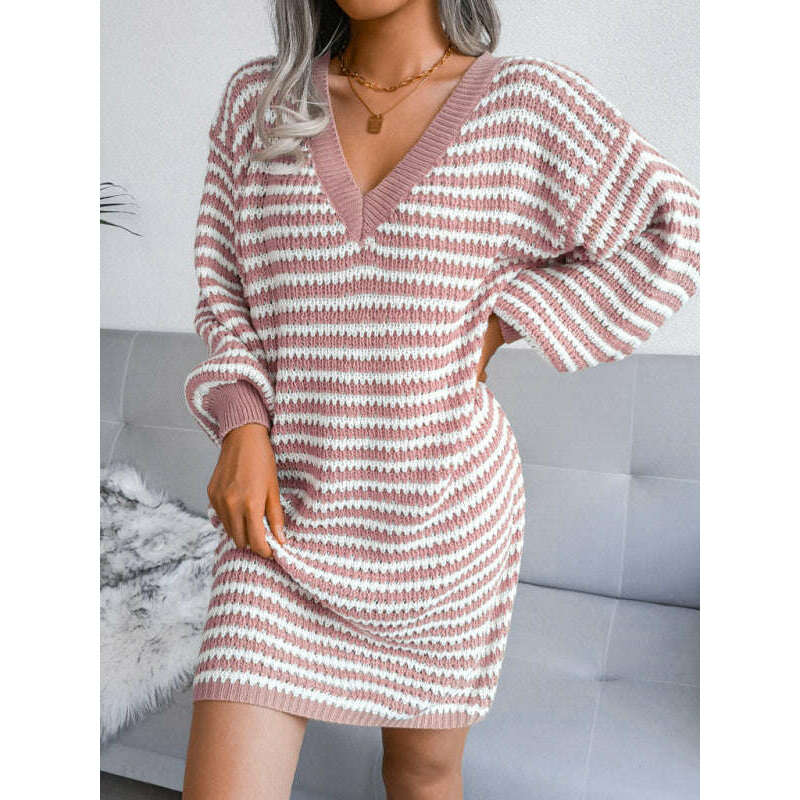 womens-striped-knit-sweater-dresssmiling-maria---everything-for-women-34683757