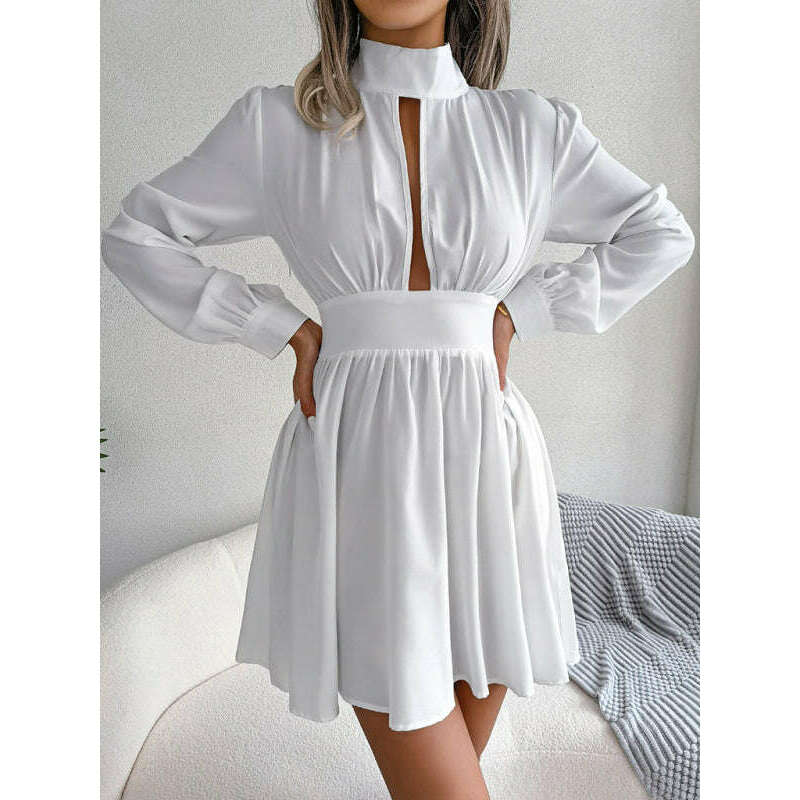 hollow-waist-swing-dress-for-women-–-long-sleeve-elegant-flowy-fitsmiling-maria---everything-for-women-34657224