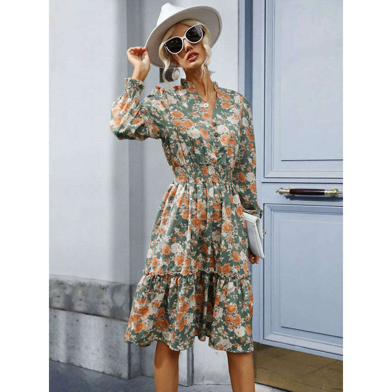 womens-ruffle-print-long-sleeve-midi-dresssmiling-maria---everything-for-women-34671356