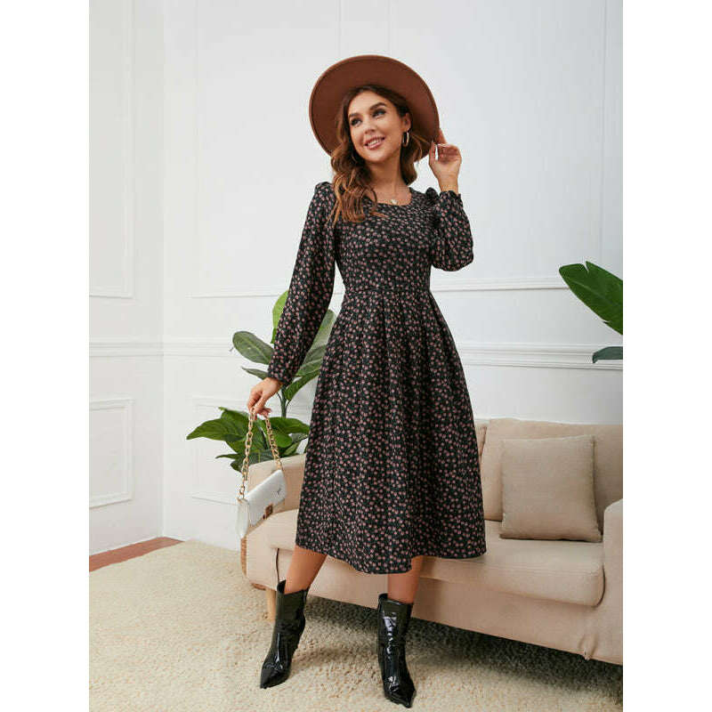 square-neck-floral-hem-dress-–-long-sleevesmiling-maria---everything-for-women-34672134