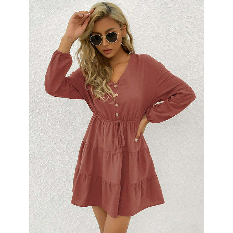 womens-button-detail-long-sleeve-casual-dresssmiling-maria---everything-for-women-34672205