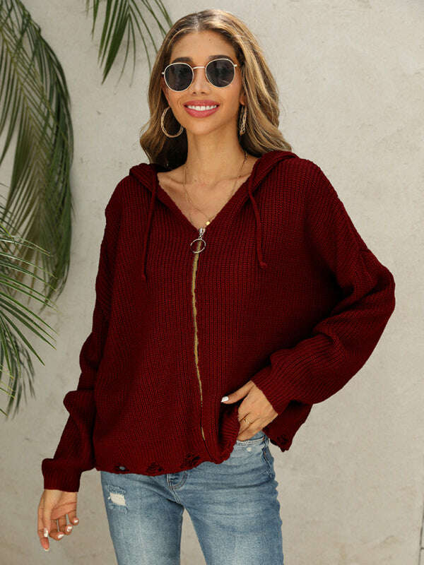 hooded-knit-cardigan-sweater-with-distressed-detail-34822085