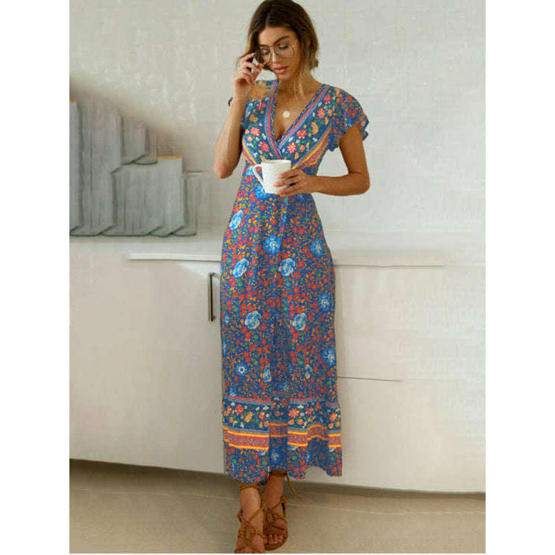 boho-floral-maxi-dress-with-v-neck-tunic-cardigansmiling-maria---everything-for-women-34667301