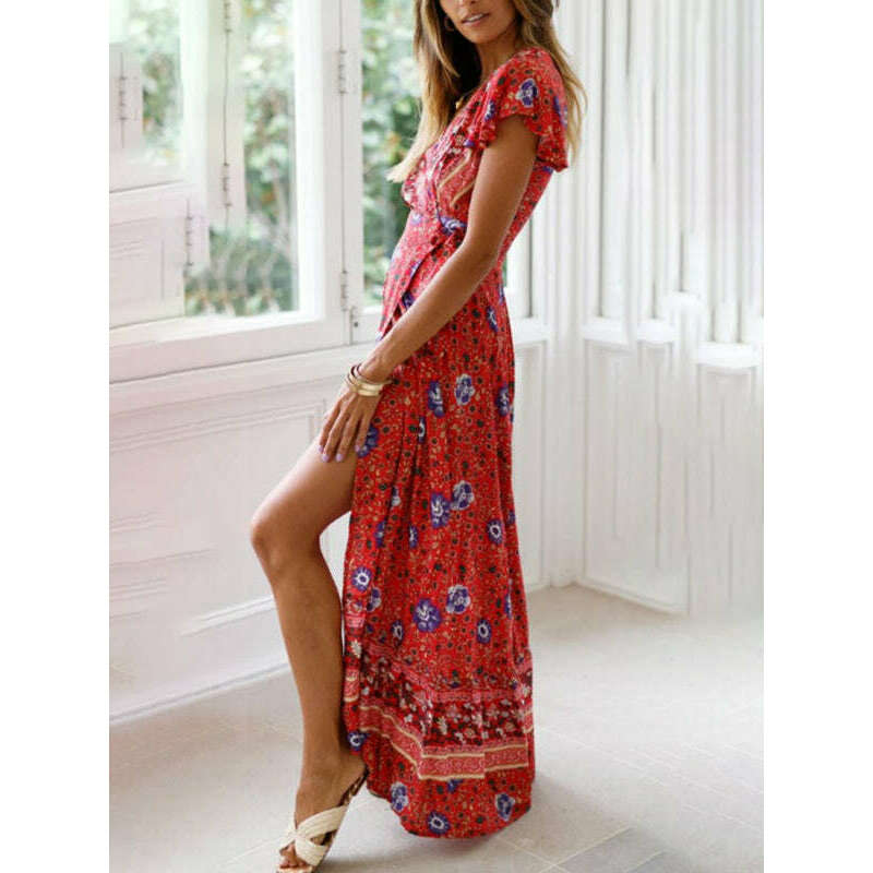 boho-floral-maxi-dress-with-v-neck-tunic-cardigansmiling-maria---everything-for-women-34667293
