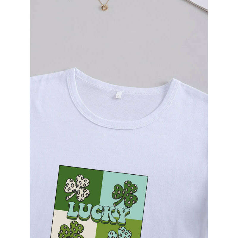 lucky-clover-cotton-knit-short-sleeve-teesmiling-maria---everything-for-women-34696365