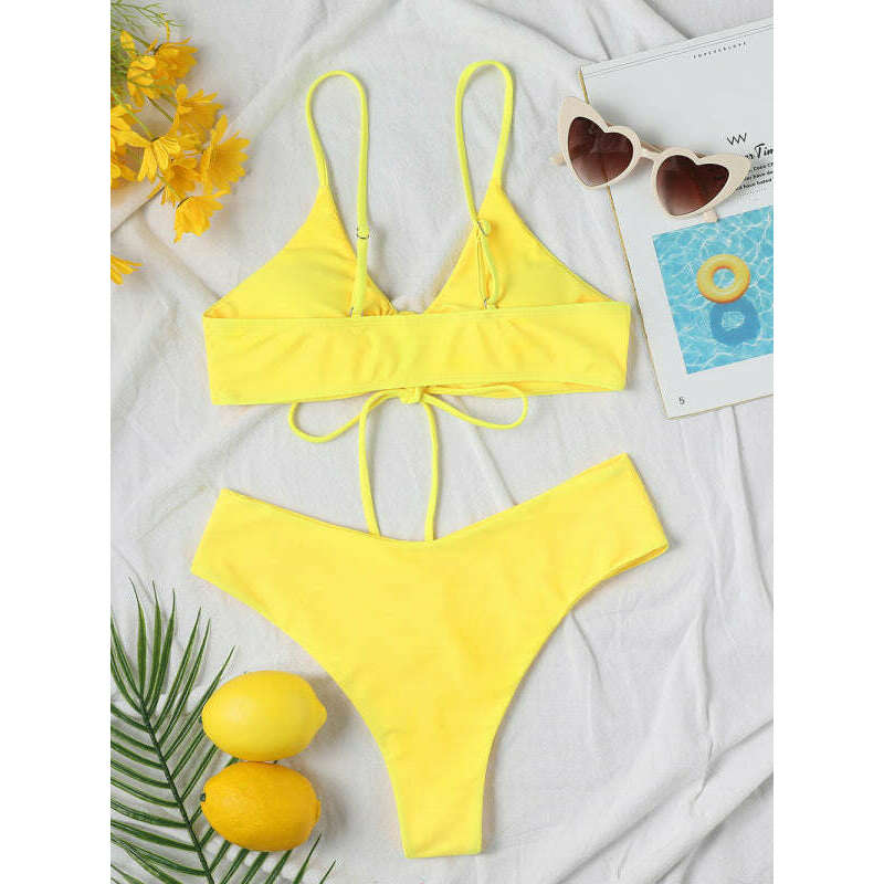 womens-solid-color-drawstring-tie-sexy-bikinismiling-maria---everything-for-women-34643396