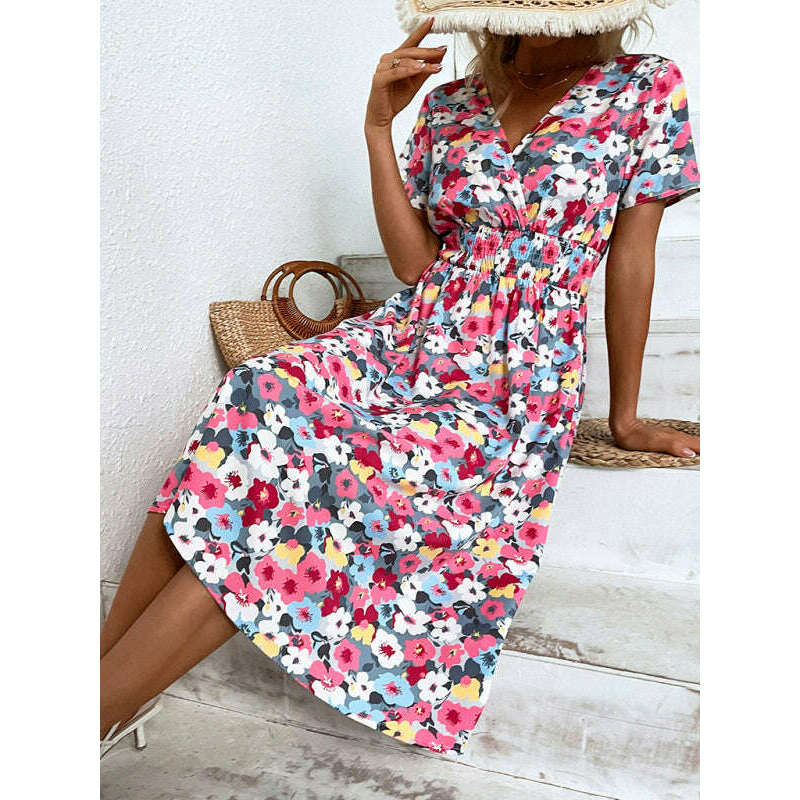 floral-v-neck-woven-summer-dress-–-lightweight-breathable-polyestersmiling-maria---everything-for-women-34661716