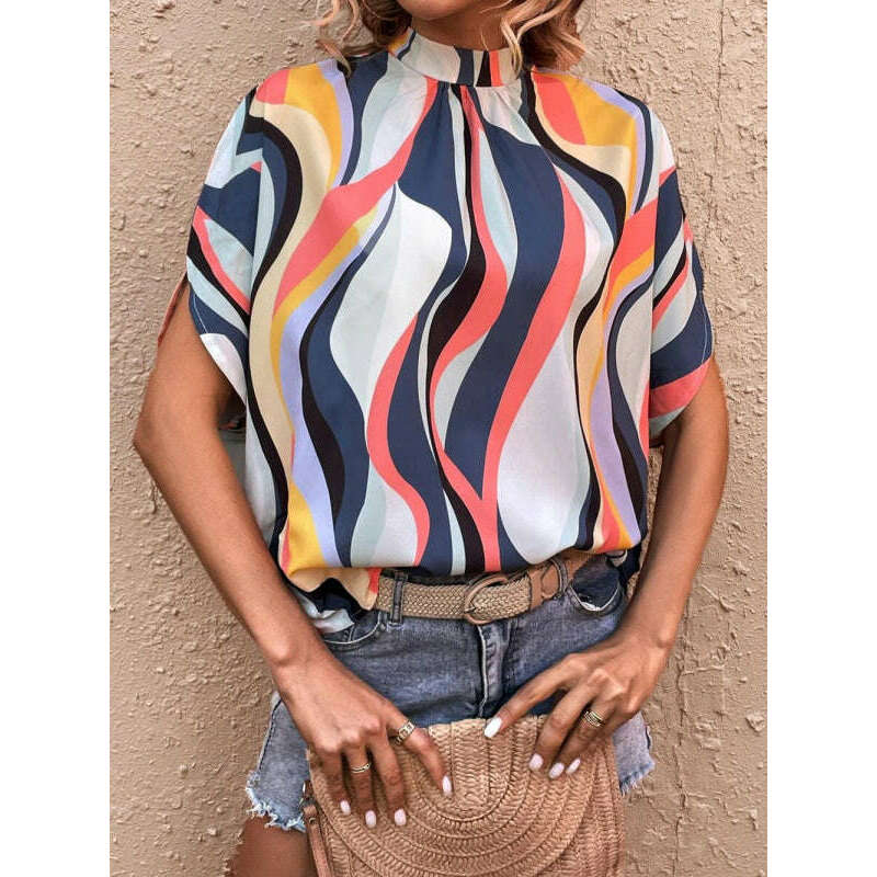 printed-dolman-sleeve-turtleneck-topsmiling-maria---everything-for-women-34698596