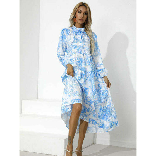 printed-loose-fit-cropped-sleeve-dress-–-round-neck-lightweight-cotton-blendsmiling-maria---everything-for-women-34663188