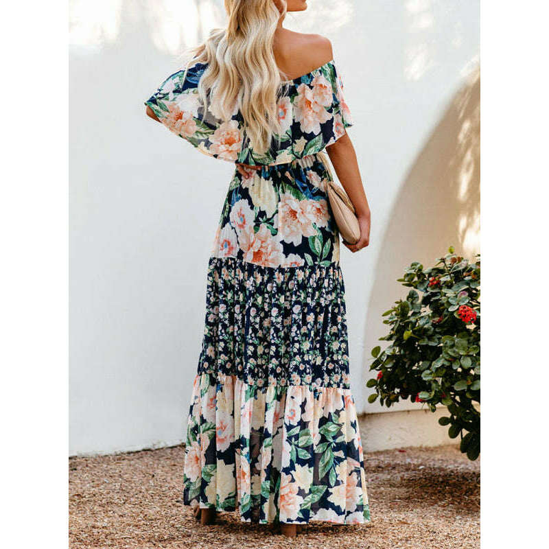 one-shoulder-printed-long-swing-dresssmiling-maria---everything-for-women-34669158