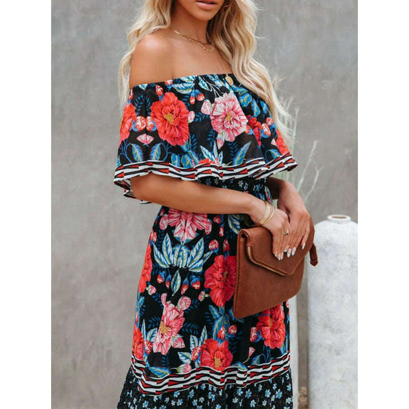 one-shoulder-printed-long-swing-dresssmiling-maria---everything-for-women-34669128