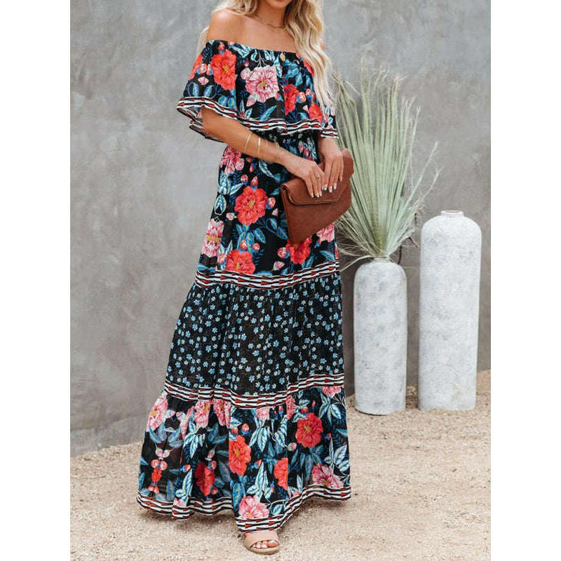 one-shoulder-printed-long-swing-dresssmiling-maria---everything-for-women-34669134