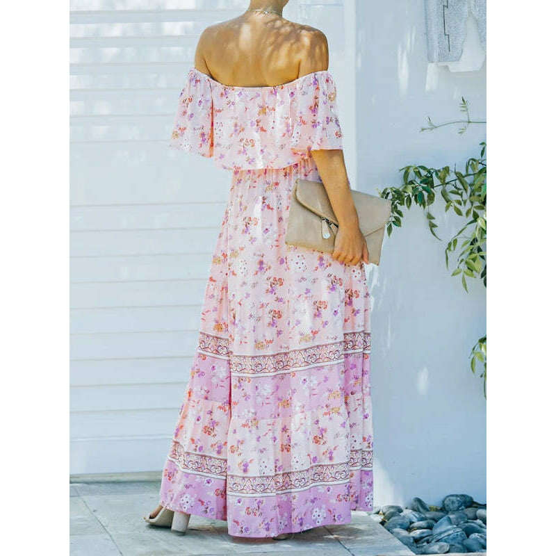 one-shoulder-printed-long-swing-dresssmiling-maria---everything-for-women-34669141