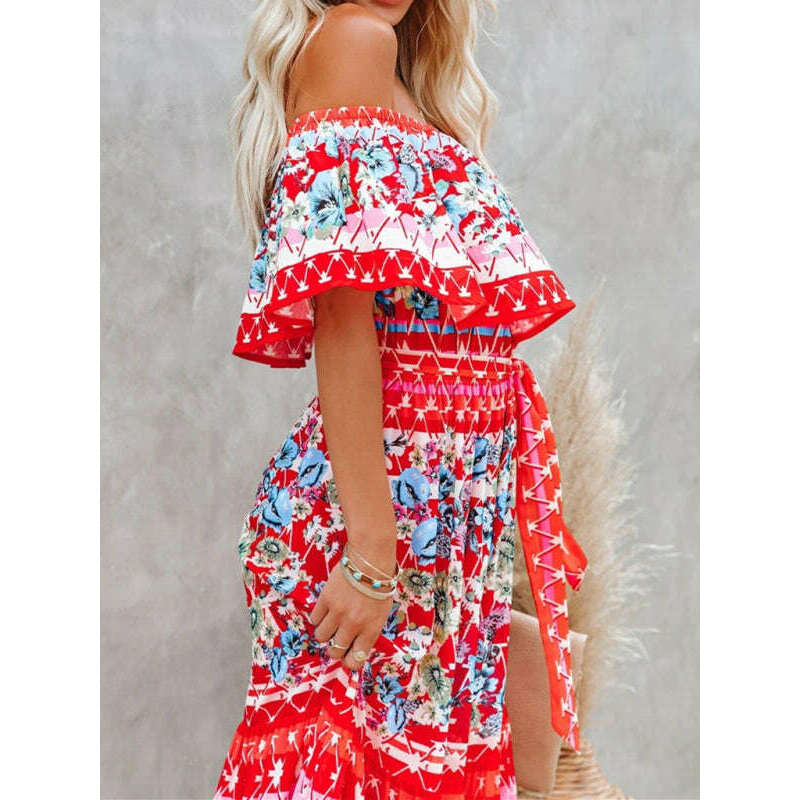 one-shoulder-printed-long-swing-dresssmiling-maria---everything-for-women-34669135