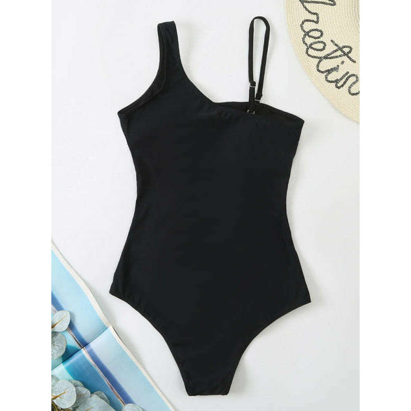 splicing-gauze-one-piece-swimsuit-womens-oblique-shoulder-bikinismiling-maria---everything-for-women-34643035