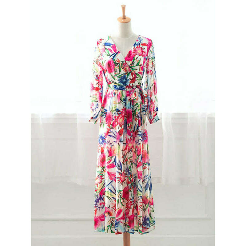 leaf-print-lantern-sleeve-v-neck-swing-dress-–-lightweight-flowy-fitsmiling-maria---everything-for-women-34661764