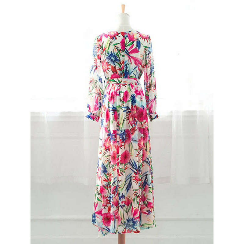 leaf-print-lantern-sleeve-v-neck-swing-dress-–-lightweight-flowy-fitsmiling-maria---everything-for-women-34661763