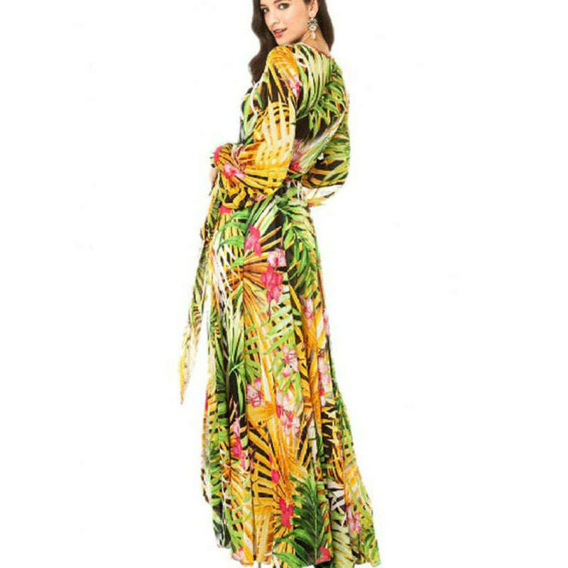 leaf-print-lantern-sleeve-v-neck-swing-dress-–-lightweight-flowy-fitsmiling-maria---everything-for-women-34661762