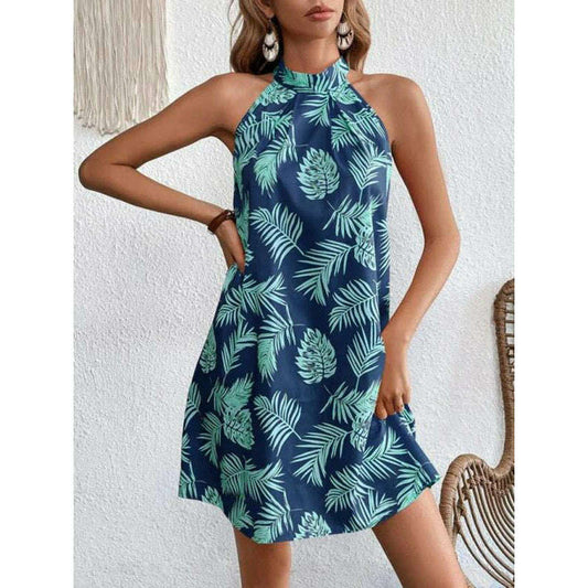 woven-halter-leaf-print-sleeveless-dress-–-flowy-lightweight-romantic-fitsmiling-maria---everything-for-women-34659642