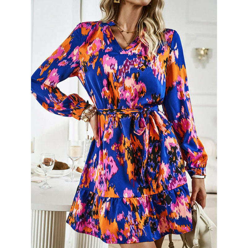 elegant-v-neck-midi-dress-with-adjustable-belt-–-printed-spring-summer-stylesmiling-maria---everything-for-women-34646741