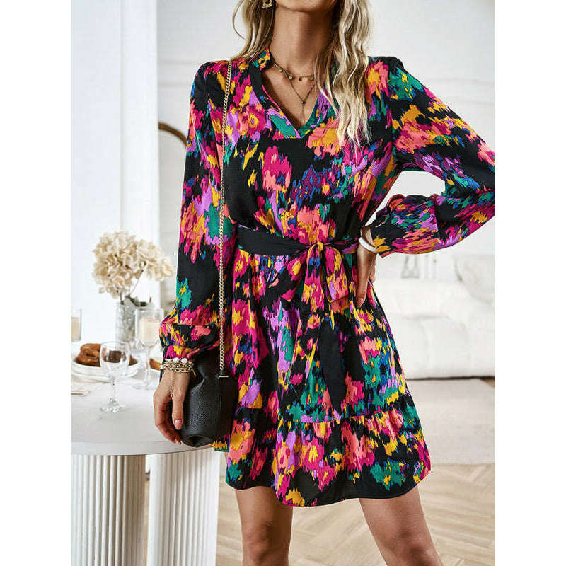 elegant-v-neck-midi-dress-with-adjustable-belt-–-printed-spring-summer-stylesmiling-maria---everything-for-women-34646751