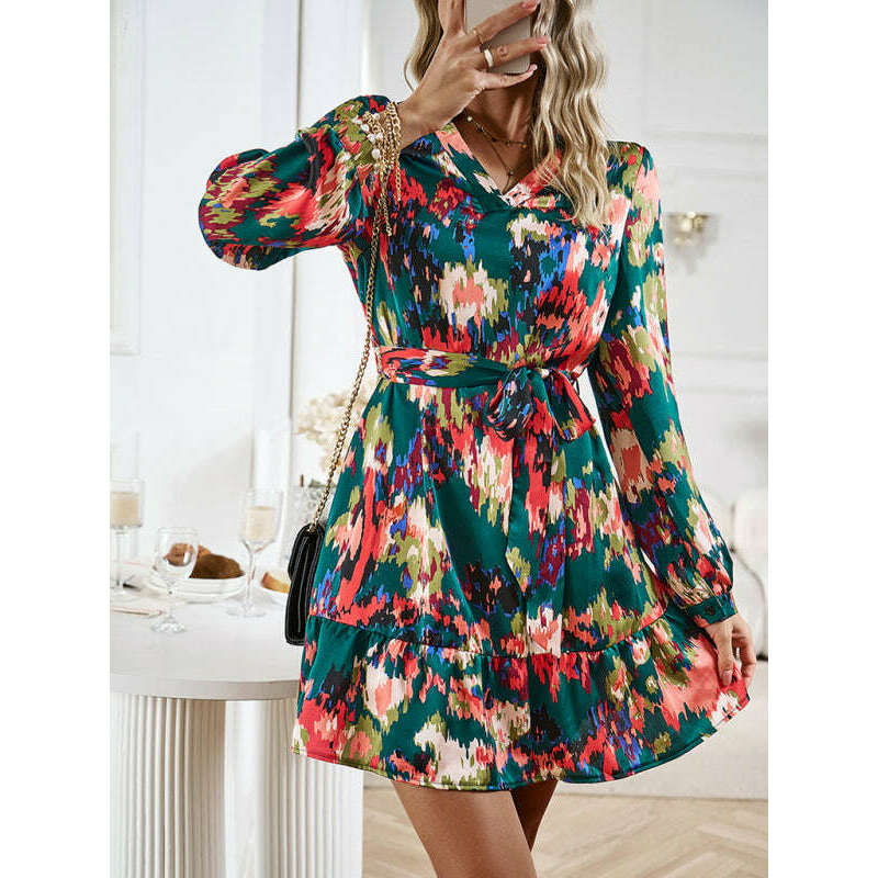 elegant-v-neck-midi-dress-with-adjustable-belt-–-printed-spring-summer-stylesmiling-maria---everything-for-women-34646736