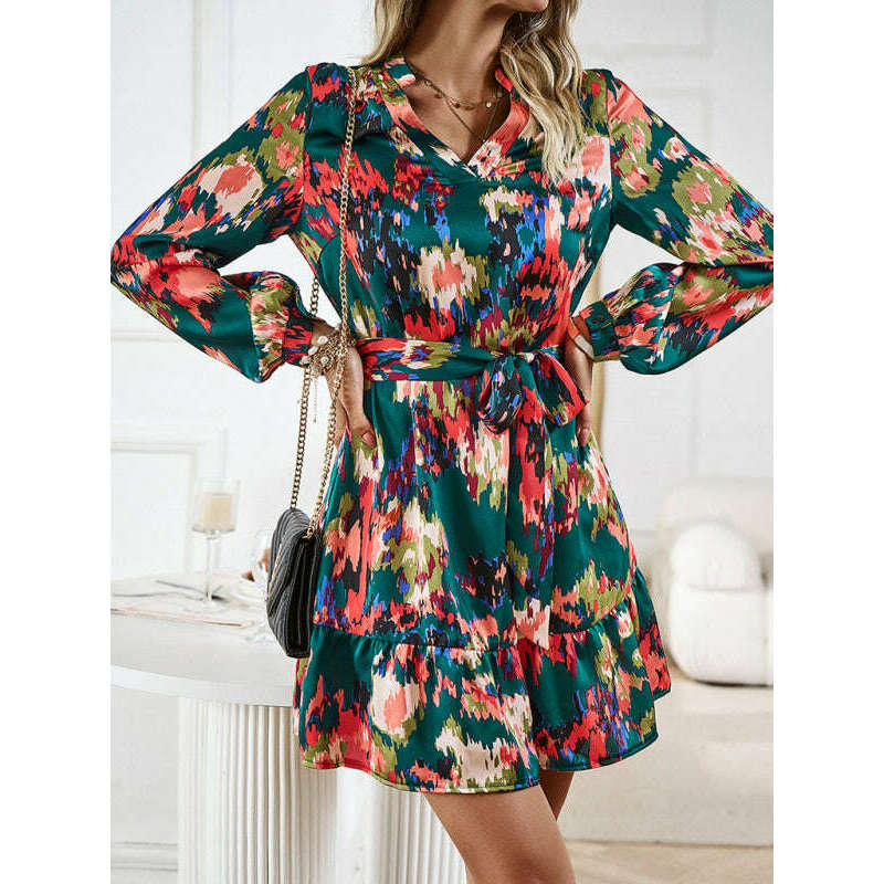 elegant-v-neck-midi-dress-with-adjustable-belt-–-printed-spring-summer-stylesmiling-maria---everything-for-women-34646735