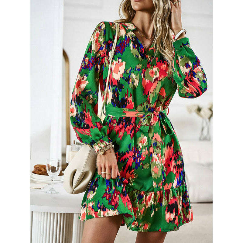 elegant-v-neck-midi-dress-with-adjustable-belt-–-printed-spring-summer-stylesmiling-maria---everything-for-women-34646756