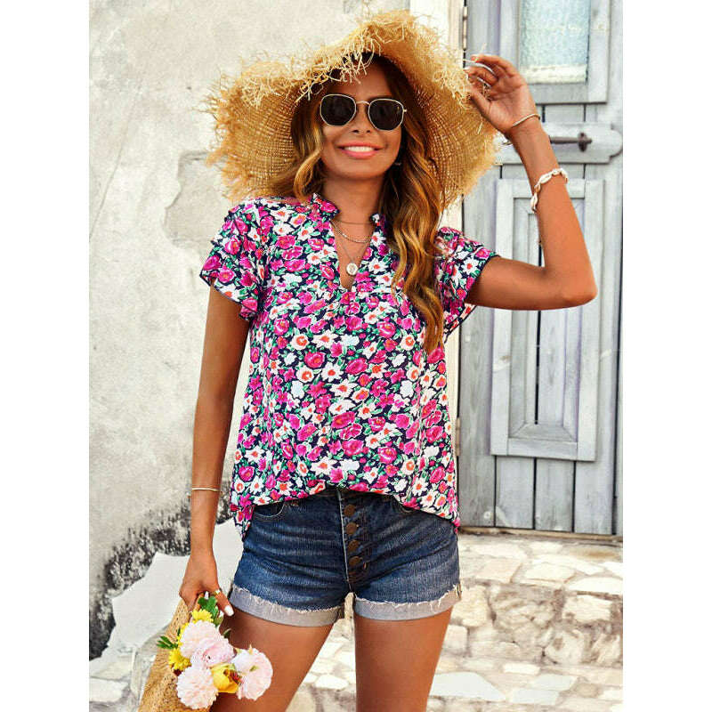 womens-v-neck-loose-fit-casual-topsmiling-maria---everything-for-women-34701937