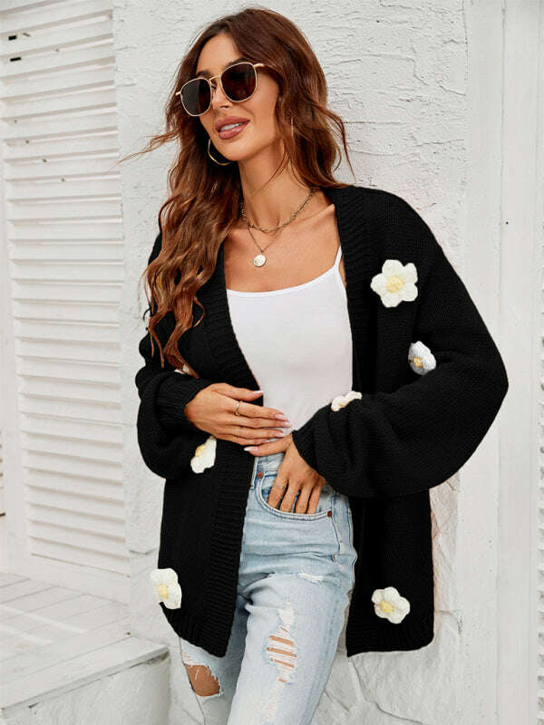 floral-knit-cardigan-with-lantern-sleeves-34822611