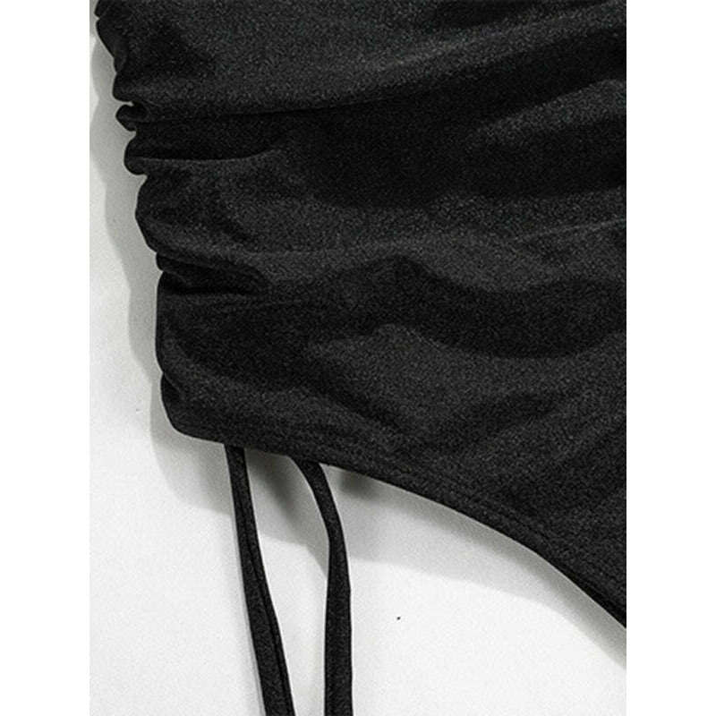 new-drawstring-one-piece-swimsuit-solid-color-pleated-sexy-suspender-bikinismiling-maria---everything-for-women-34642566